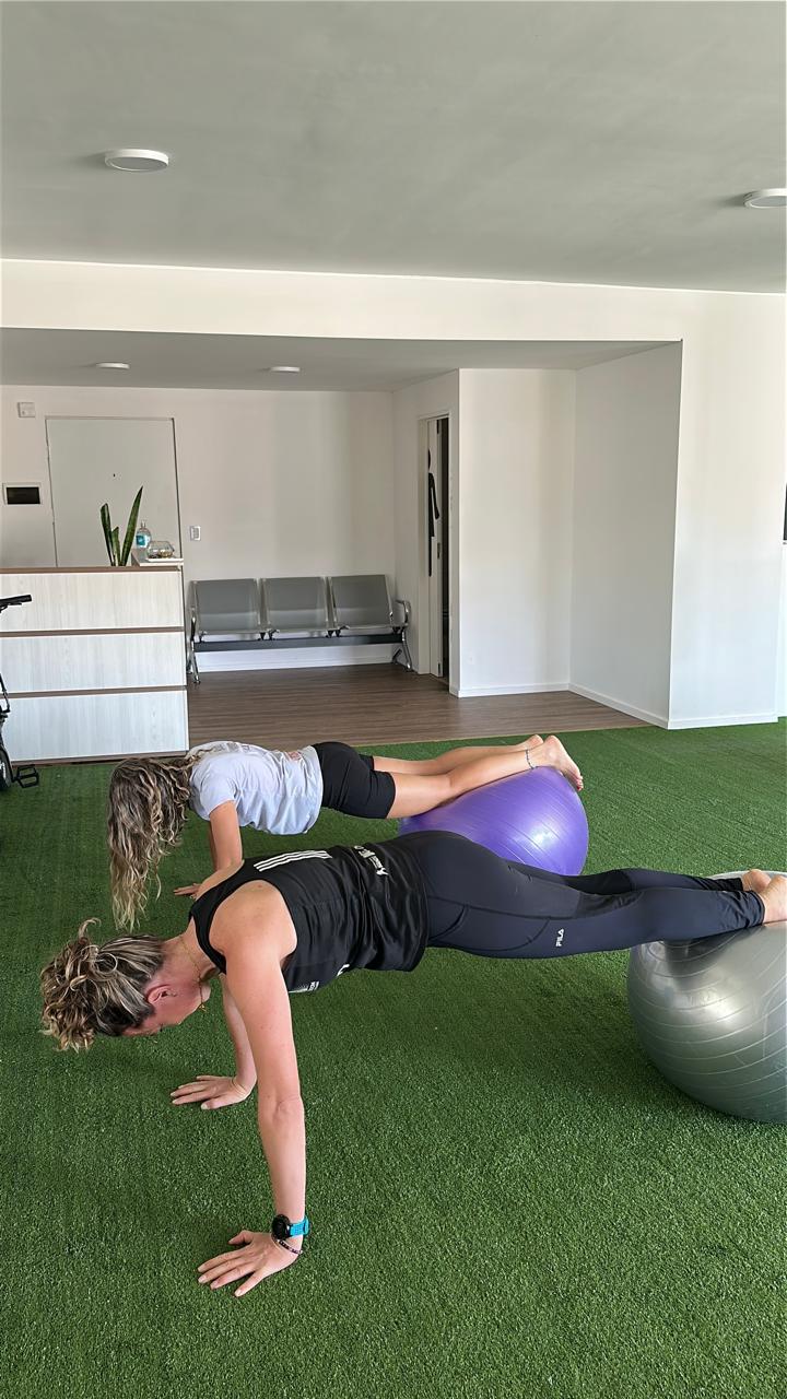 Actividad de movilidad en una clínica de kinesiología